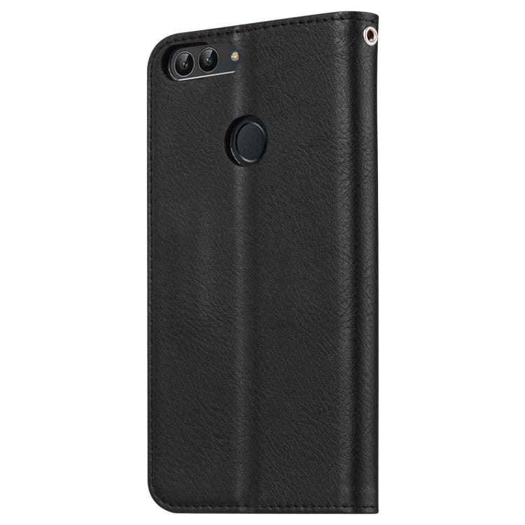 Knead Skin Texture Horizontal Flip Leather Case for Huawei P smart / Enjoy 7S, with Photo Frame &...