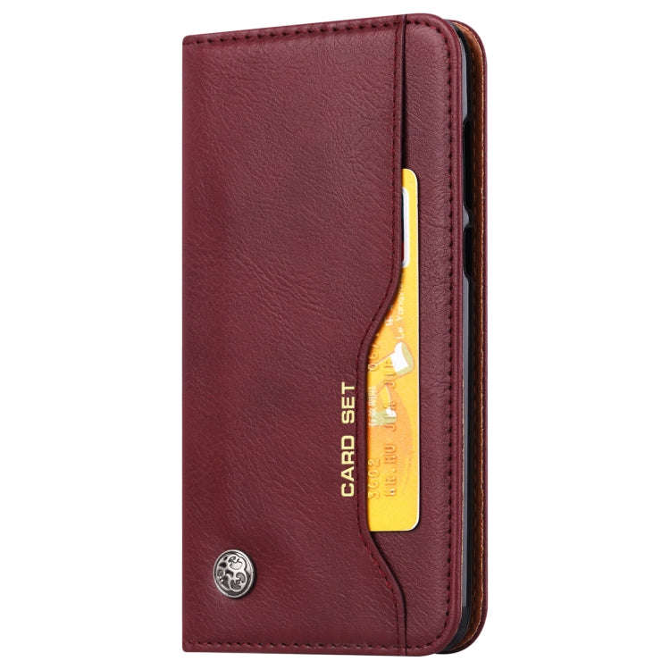 Knead Skin Texture Horizontal Flip Leather Case for Huawei P smart / Enjoy 7S, with Photo Frame &...