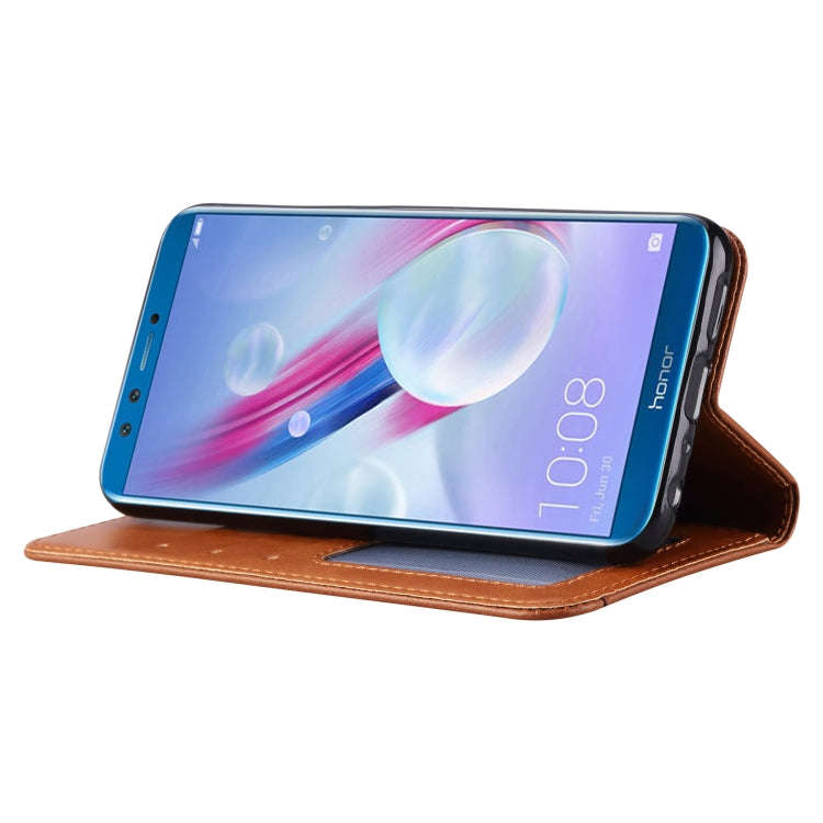 Knead Skin Texture Horizontal Flip Leather Case for Huawei Honor 9 Lite / Honor 9i, with Photo Fr...