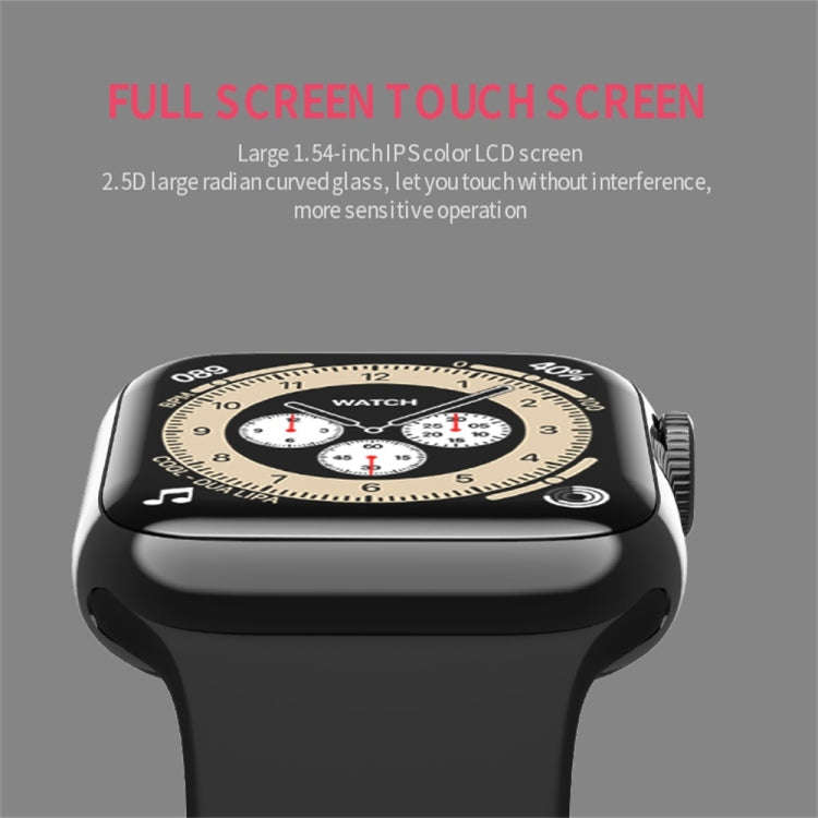 W98 Plus 1.54 inch Color Screen Smart Watch, IP67 Waterproof, Support Temperature Monitoring/Hear...