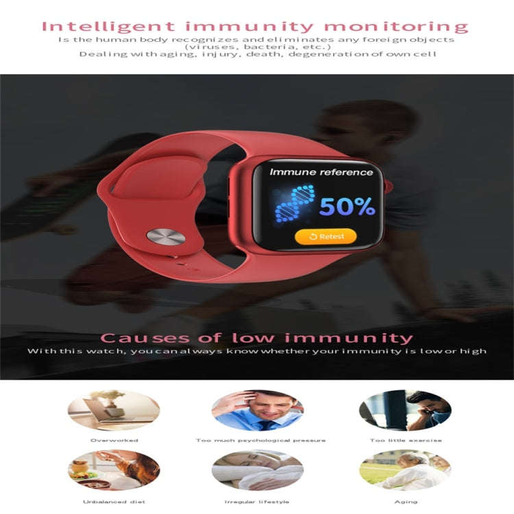 W98 Plus 1.54 inch Color Screen Smart Watch, IP67 Waterproof, Support Temperature Monitoring/Hear...