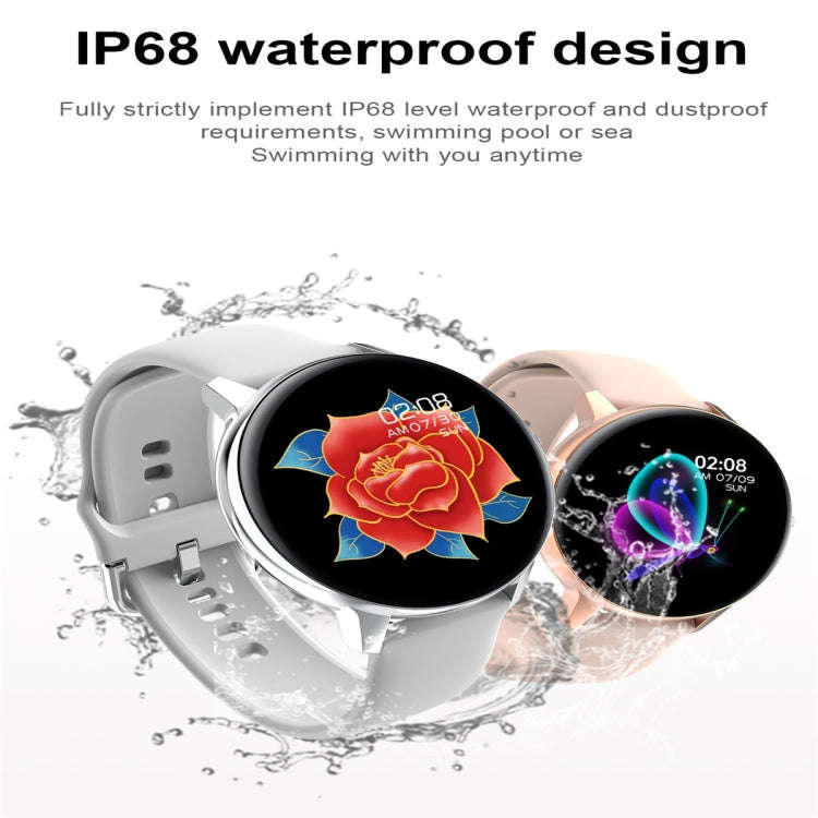 W68 1.4 inch Color Screen Smart Watch, IP68 Waterproof, Support Temperature Monitoring/Heart Rate...