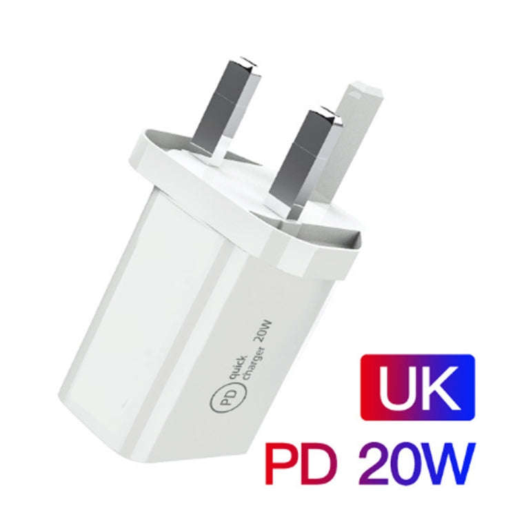 SDC-20W 2 in 1 PD 20W USB-C / Type-C Travel Charger + 3A PD3.0 USB-C / Type-C to 8 Pin Fast Charg...