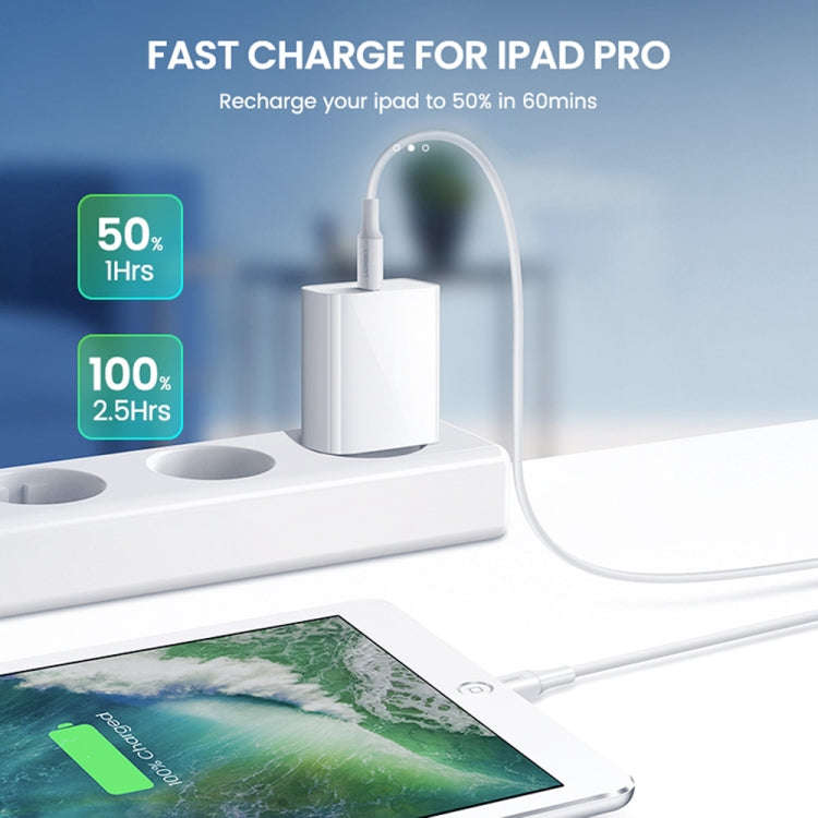 SDC-20W 2 in 1 PD 20W USB-C / Type-C Travel Charger + 3A PD3.0 USB-C / Type-C to 8 Pin Fast Charg...