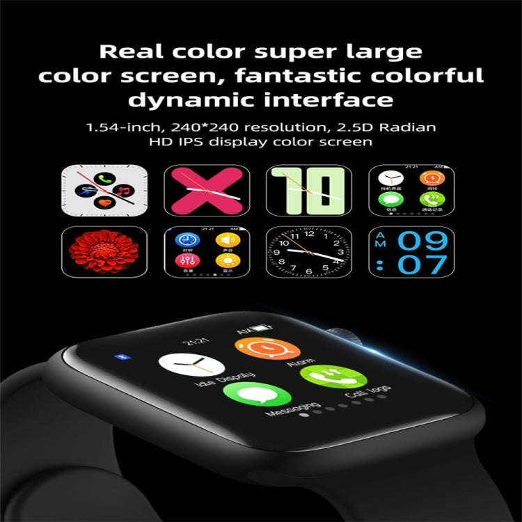 LD5 1.54 inch Color Screen Smart Watch, IP67 Waterproof, Support Bluetooth Phone / Heart Rate Mon...