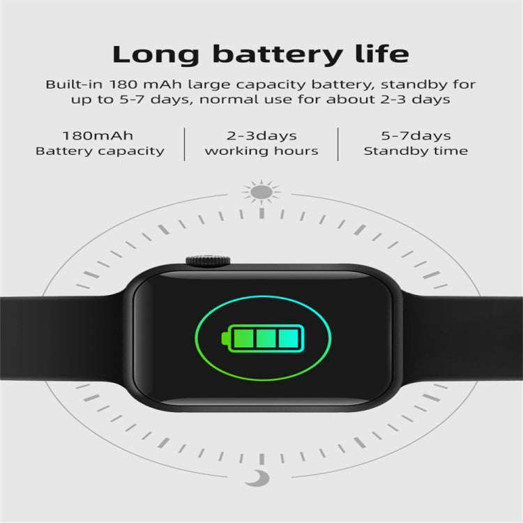 LD5 1.54 inch Color Screen Smart Watch, IP67 Waterproof, Support Bluetooth Phone / Heart Rate Mon...