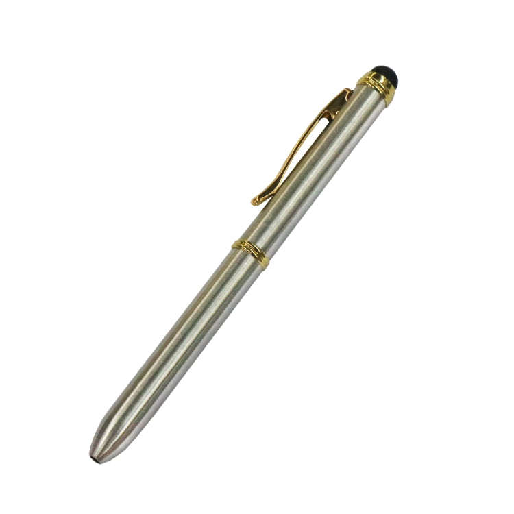 AT-13 Mobile Phone Touch Screen Handwriting Dual-purpose Pen with Black and Red Dual Core(Gold + ...
