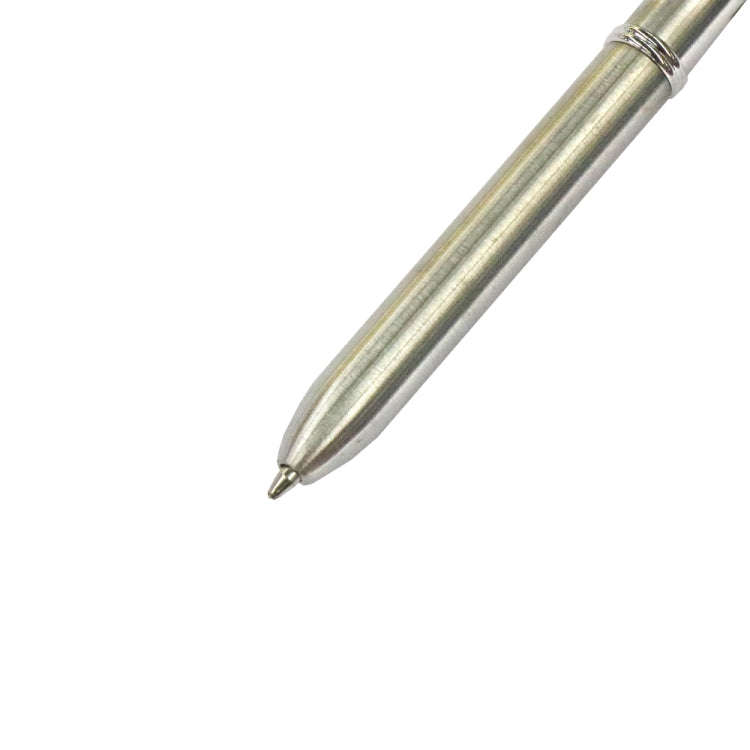 AT-13 Mobile Phone Touch Screen Handwriting Dual-purpose Pen with Black and Red Dual Core(Silver)