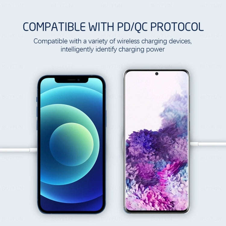 XJ-32 3 in 1 15W Magnetic Suction Wreless Charging + PD 20W USB-C / Type-C Travel Charging + USB-...