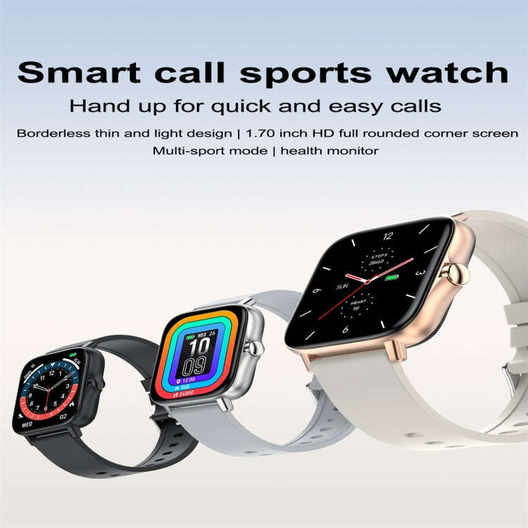 T42 1.7 inch Color Screen Smart Watch, IP67 Waterproof, Support Bluetooth Call/Heart Rate Monitor...