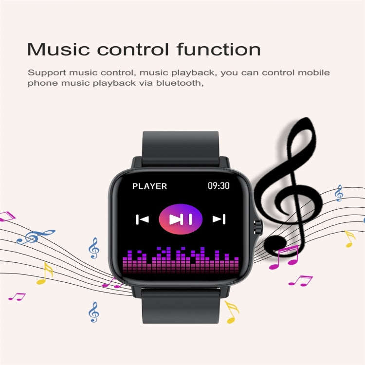 T42 1.7 inch Color Screen Smart Watch, IP67 Waterproof, Support Bluetooth Call/Heart Rate Monitor...