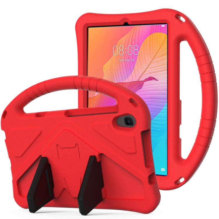 For Huawei MatePad T8 EVA Flat Anti Falling Protective Case Shell with Holder(Red)