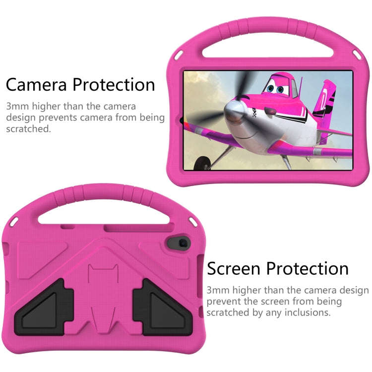 For Huawei MatePad T8 EVA Flat Anti Falling Protective Case Shell with Holder(RedRose)