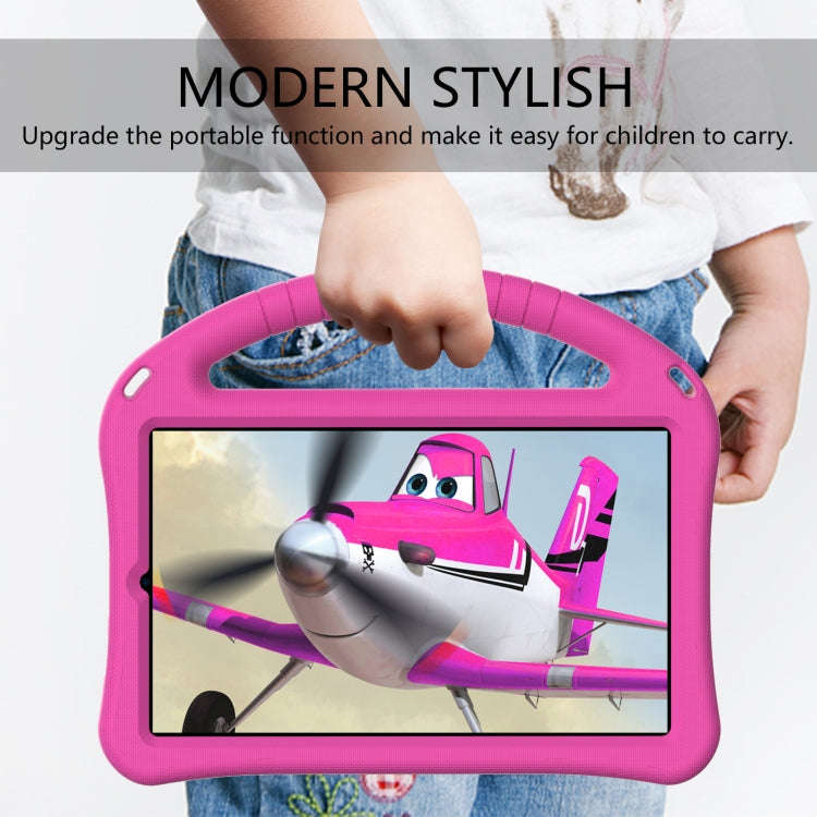 For Huawei MatePad T8 EVA Flat Anti Falling Protective Case Shell with Holder(RedRose)