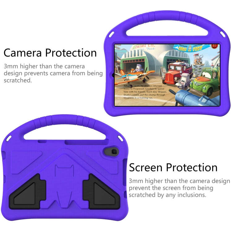 For Huawei MatePad T8 EVA Flat Anti Falling Protective Case Shell with Holder(Purple)