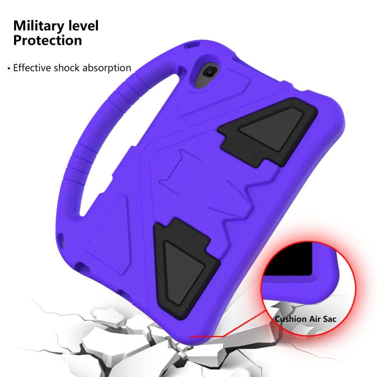 For Huawei MatePad T8 EVA Flat Anti Falling Protective Case Shell with Holder(Purple)