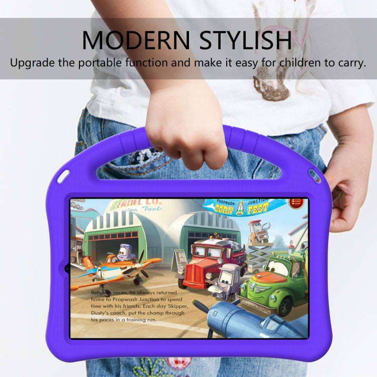For Huawei MatePad T8 EVA Flat Anti Falling Protective Case Shell with Holder(Purple)