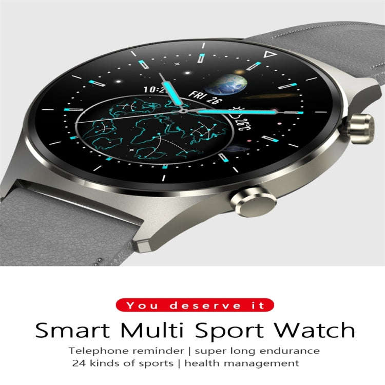 E13 1.28 inch IPS Color Screen Smart Watch, IP68 Waterproof, Silicone Watchband,Support Heart Rat...