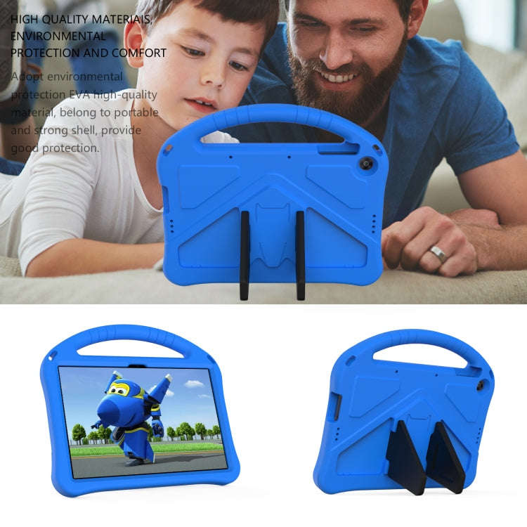 For Huawei MatePad T 10s 10.1 EVA Flat Anti Falling Protective Case Shell with Holder(Blue)