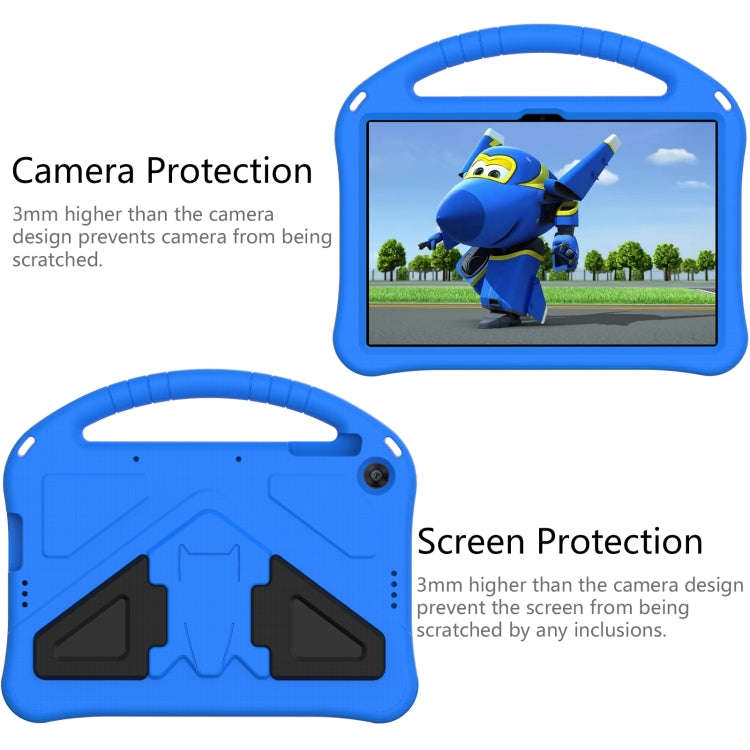 For Huawei MatePad T 10s 10.1 EVA Flat Anti Falling Protective Case Shell with Holder(Blue)