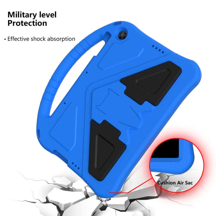 For Huawei MatePad T 10s 10.1 EVA Flat Anti Falling Protective Case Shell with Holder(Blue)