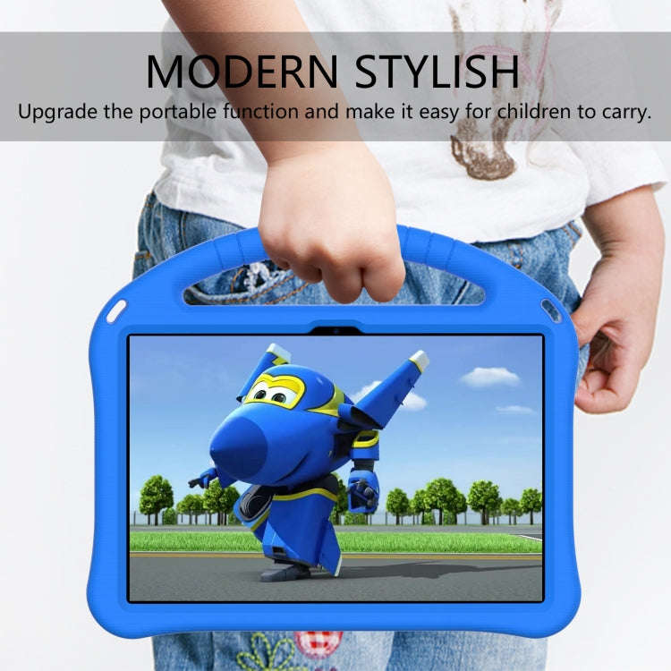 For Huawei MatePad T 10s 10.1 EVA Flat Anti Falling Protective Case Shell with Holder(Blue)