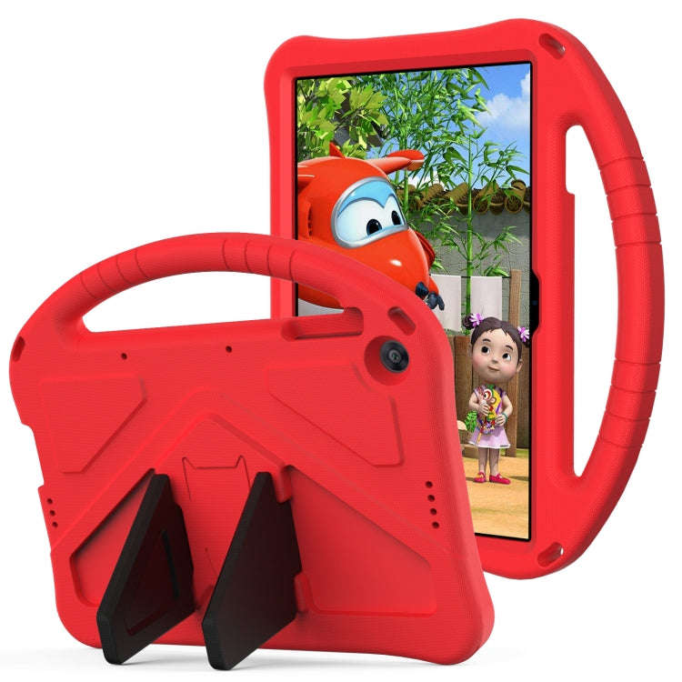 For Huawei MatePad T 10s 10.1 EVA Flat Anti Falling Protective Case Shell with Holder(Red)
