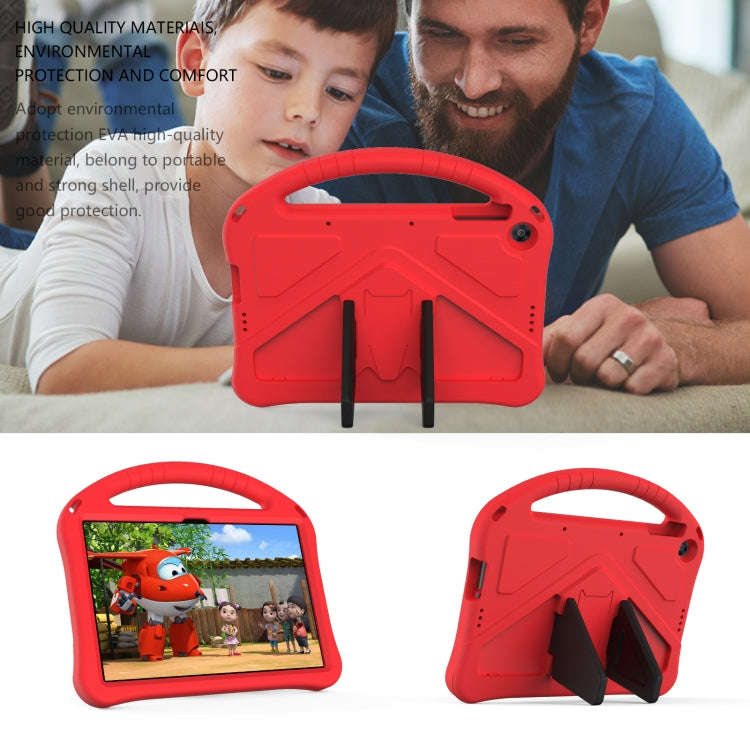 For Huawei MatePad T 10s 10.1 EVA Flat Anti Falling Protective Case Shell with Holder(Red)