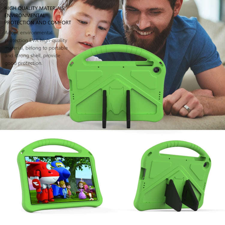 For Huawei MatePad T 10s 10.1 EVA Flat Anti Falling Protective Case Shell with Holder(Green)