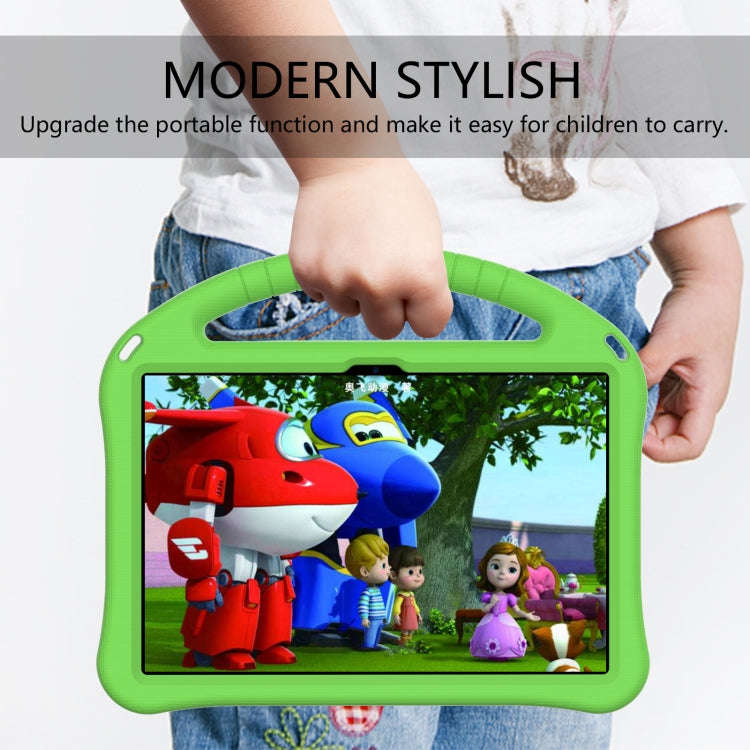 For Huawei MatePad T 10s 10.1 EVA Flat Anti Falling Protective Case Shell with Holder(Green)