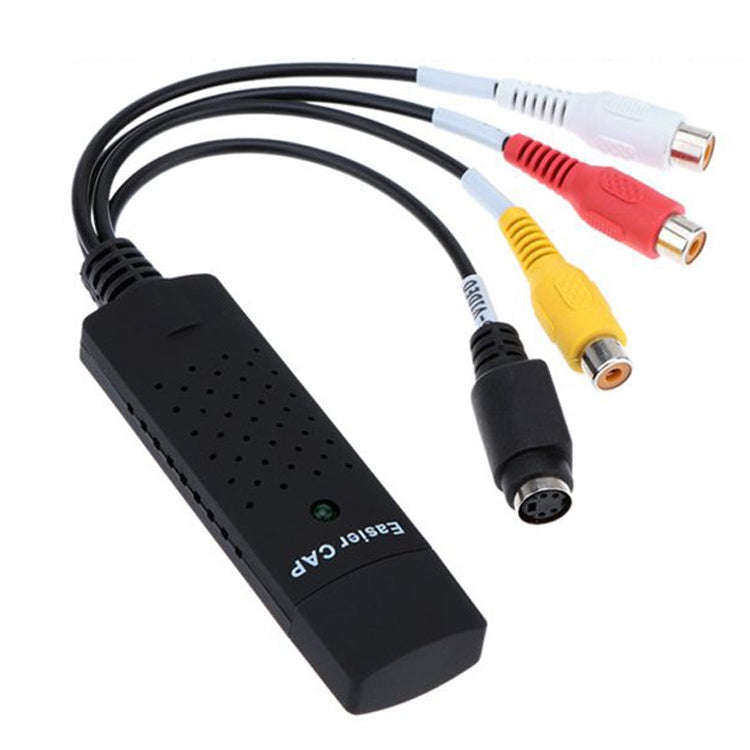 Portable USB 2.0 Video + Audio RCA Female to Female Connector for TV / DVD / VHS Support Vista 64...