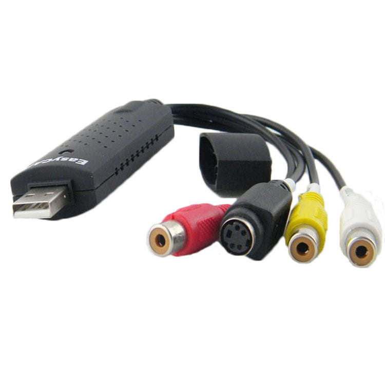 Portable USB 2.0 Video + Audio RCA Female to Female Connector for TV / DVD / VHS Support Vista 64...
