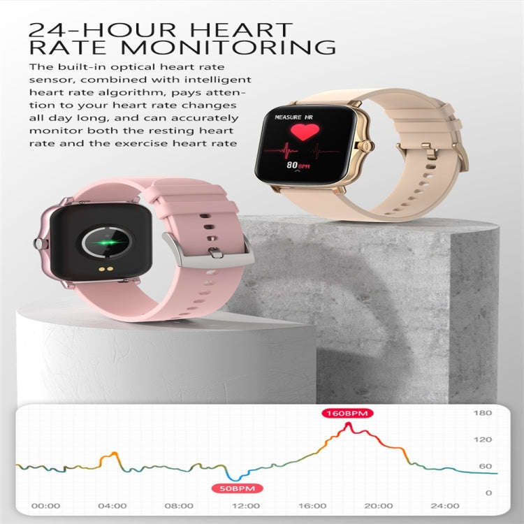 Y20 1.69 inch Color Screen Smart Watch IP67 Waterproof,Support Heart Rate Monitoring/Blood Pressu...