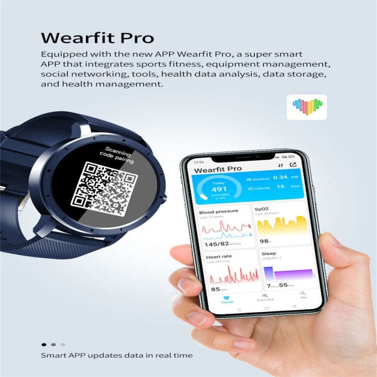 HW21 1.28 inch Color Screen Smart Watch IP67 Waterproof,Support Heart Rate Monitoring/Blood Oxyge...
