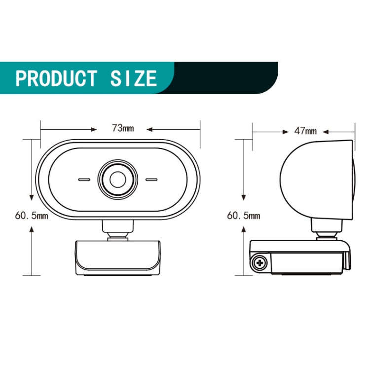 C11 2K Picture Quality HD Without Distortion 360 Degrees Rotate Built-in Microphone Sound Clear W...