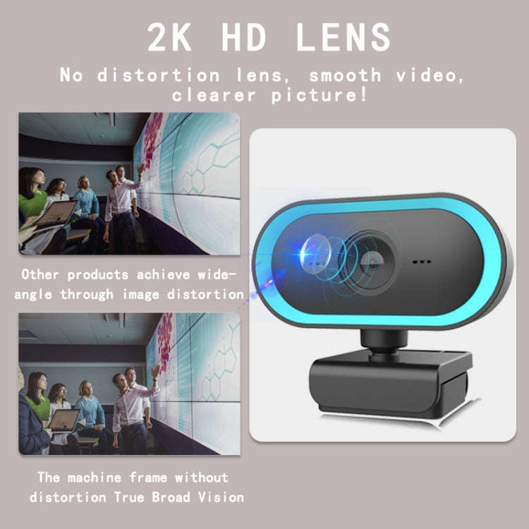 C11 2K Picture Quality HD Without Distortion 360 Degrees Rotate Built-in Microphone Sound Clear W...