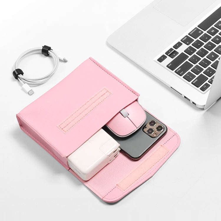 Litchi Pattern PU Leather Waterproof Ultra-thin Protection Liner Bag Briefcase Laptop Carrying Ba...