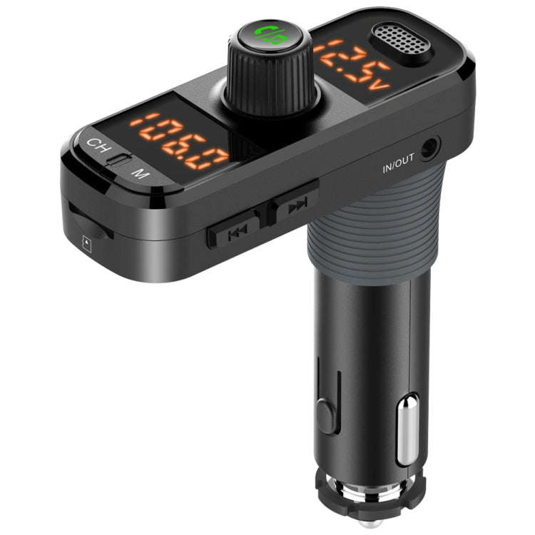 BC70 Car Bluetooth 5.0 FM Transmitter Radio Adapter Dual Display Wireless Handsfree Call MP3 Musi...