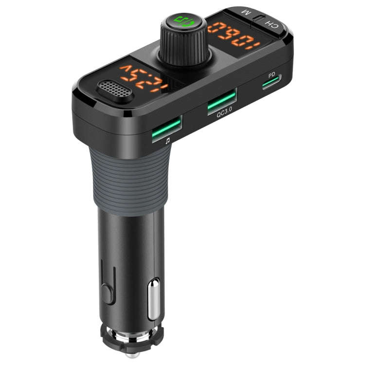 BC70 Car Bluetooth 5.0 FM Transmitter Radio Adapter Dual Display Wireless Handsfree Call MP3 Musi...