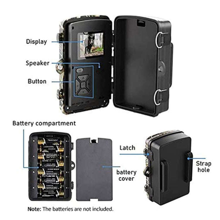 DL001 Hunting Camera 12MP 1080P 26 LEDs 940nm Night Vision
