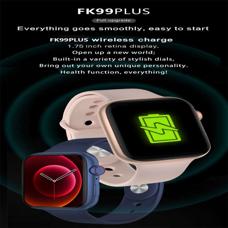 FK99 Plus 1.75 inch Color Screen IPX7 Waterproof Smart Watch, Support Bluetooth Call / Heart Rate...