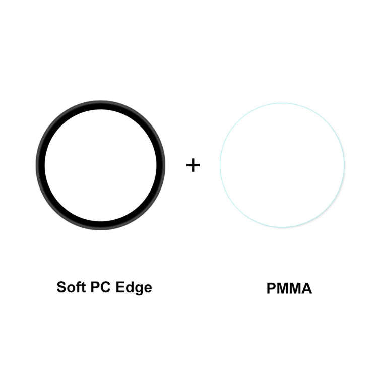 2pcs For OnePlus Watch ENKAY Hat-Prince 3D Full Screen Soft PC Edge + PMMA HD Screen Protector Film