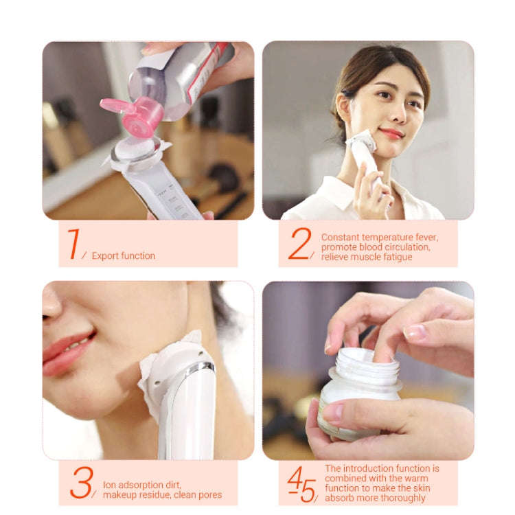 KD9960 Ion Beauty Introduction Instrument Face Cleansing Massager Skin Rejuvenation Thermostat De...