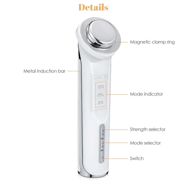 KD9960 Ion Beauty Introduction Instrument Face Cleansing Massager Skin Rejuvenation Thermostat De...
