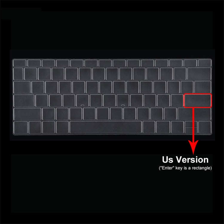 ENKAY for Huawei MateBook 13 Core Edition US Version 2 in 1 Crystal Protective Case with TPU Keyb...