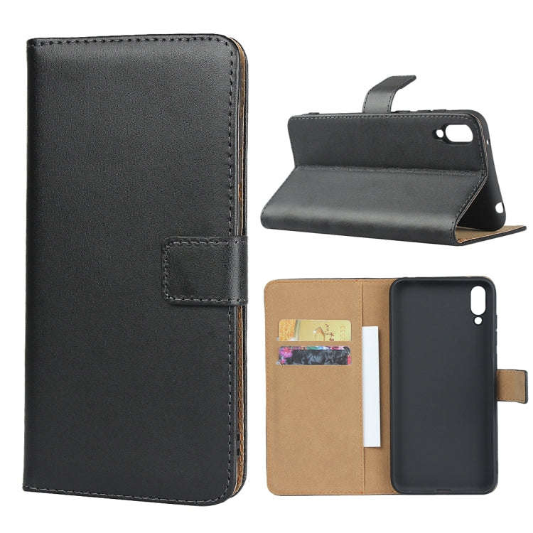 Horizontal Flip Leather Case for Huawei Y6 Pro (2019), with Magnetic Buckle & Holder & Card Slots...
