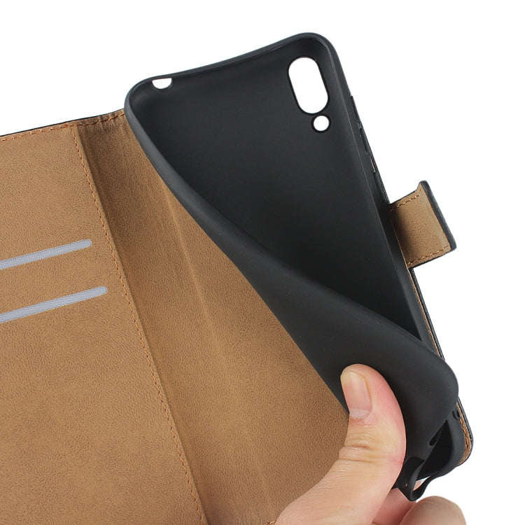 Horizontal Flip Leather Case for Huawei Y6 Pro (2019), with Magnetic Buckle & Holder & Card Slots...