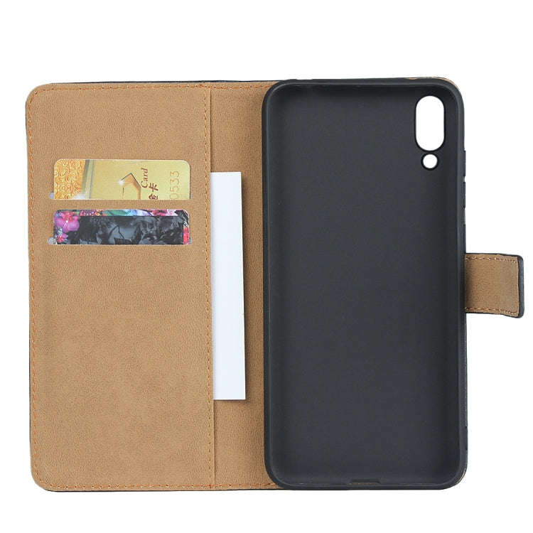Horizontal Flip Leather Case for Huawei Y6 Pro (2019), with Magnetic Buckle & Holder & Card Slots...