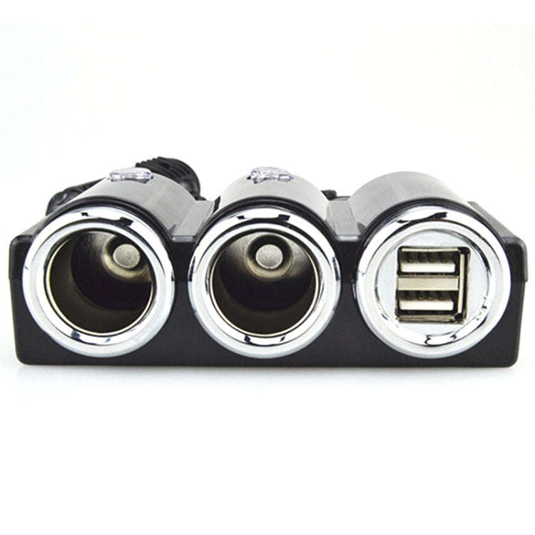 DC 12V / 24V Dual USB Multi Female Car Cigarette Lighter Splitter Socket Adapter Charger Socket P...