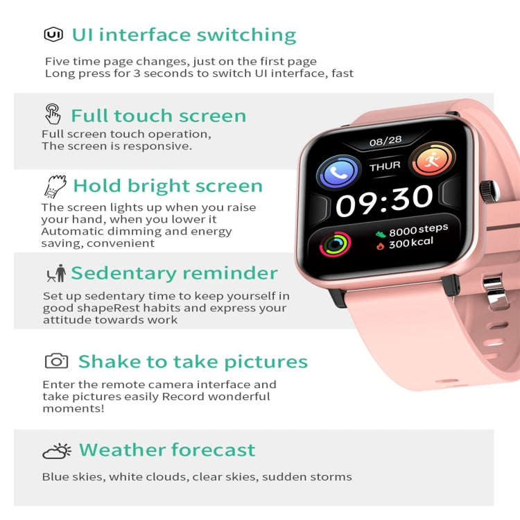 H10 1.54inch Color Screen Smart Watch IP67 Waterproof,Support Bluetooth Call/Heart Rate Monitorin...